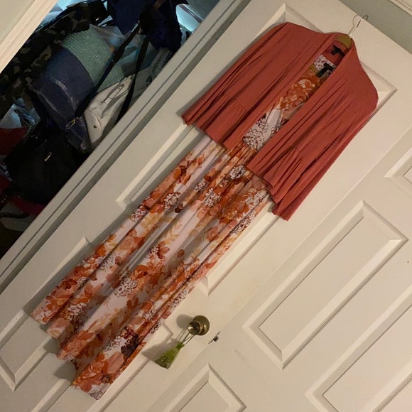 Ladies 2 piece maxi dress & jacket set S - Picture 1 of 15